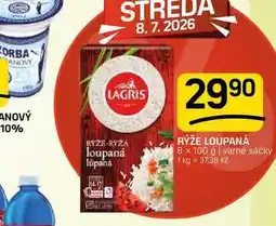 Flop RÝŽE LOUPANÁ 8 x 100 g varné sáčky nabídka
