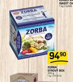 Flop ZORBA SÝROVÝ BOX nabídka