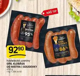 Flop GRIL KLOBÁSA OD MISTRA | GOUDOVKY nabídka