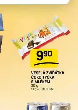 Flop VESELÁ ZVÍŘÁTKA ČOKO TYČKA S MLÉKEM nabídka