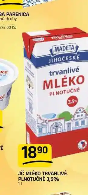 Flop JČ MLÉKO TRVANLIVÉ PLNOTUČNÉ 3,5% 11 nabídka