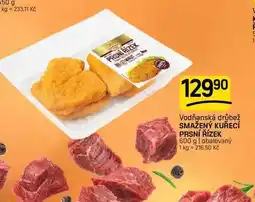 Flop SMAŽENÝ KUŘECÍ PRSNÍ ŘÍZEK nabídka