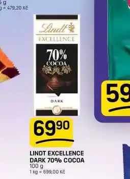Flop LINDT EXCELLENCE DARK 70% COCOA nabídka