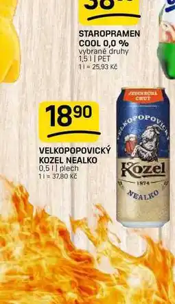 Flop VELKOPOPOVICKÝ KOZEL NEALKO 0,5|| plech nabídka