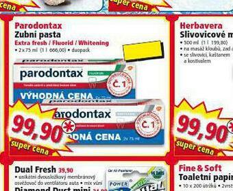 Norma Parodontax zubní pasta nabídka