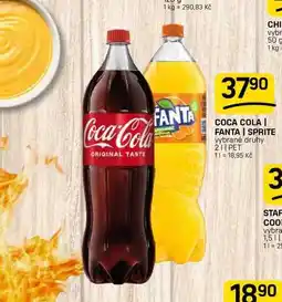 Flop COCA COLA | FANTA | SPRITE vybrané druhy nabídka