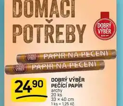 Flop DOBRÝ VÝBĚR PEČÍCÍ PAPÍR archy 20 ks 33 x 40 cm nabídka