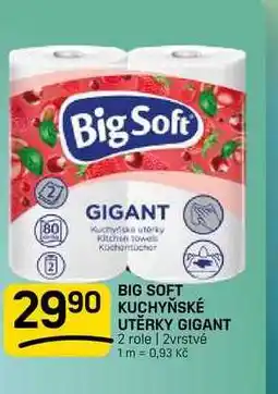 Flop BIG SOFT KUCHYŇSKÉ UTĚRKY GIGANT 2 role | 2vrstvé nabídka