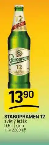 Flop STAROPRAMEN 12 světlý ležák nabídka