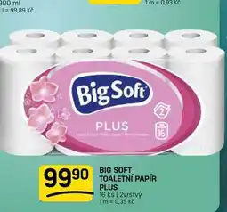 Flop BIG SOFT TOALETNÍ PAPÍR PLUS 16 ks | 2vrstvý nabídka