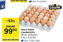 Tesco Tesco Vejce z podestýlky, 30 ks. velikost S nabídka
