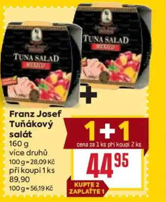Billa Franz Josef Tuňákový salát nabídka
