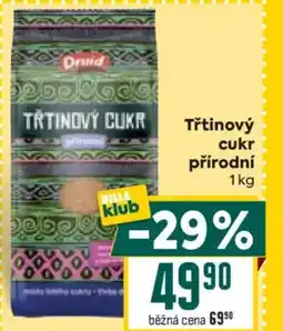 Billa Třtinový cukr přírodní nabídka