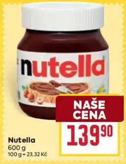 Billa Nutella nabídka