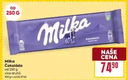 Billa Milka Čokoláda nabídka