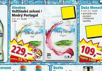 Vinobox modrý portugal