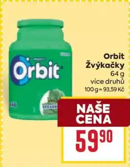 Billa Orbit Žvýkačky nabídka