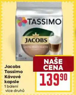 Billa Jacobs Tassimo Κávove kapsle nabídka