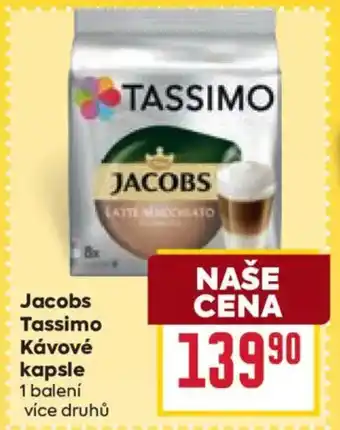 Billa Jacobs Tassimo Κávove kapsle nabídka