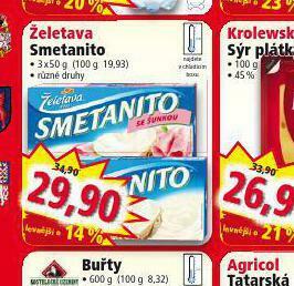 Norma Želetava smetanito nabídka
