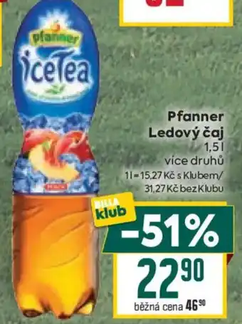 Billa Pfanner Ledový čaj nabídka