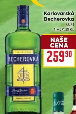 Billa Karlovarská Becherovka nabídka