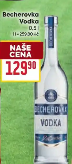 Billa Becherovka Vodka nabídka