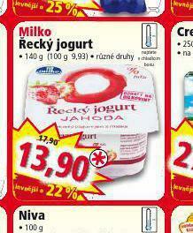 Norma Milko řecký jogurt nabídka