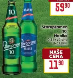 Billa Staropramen 10, Nealko nabídka