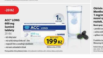 Dr. Max Acc long šumivé tablety nabídka