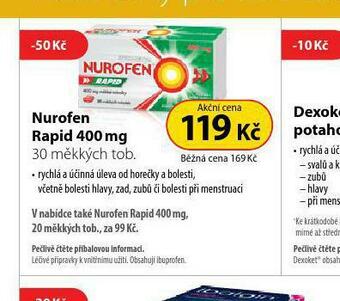 Dr. Max Nurofen rapid nabídka