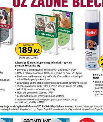 Dr. Max Advantage roztok pro nakapání na kůži pro kočky a králíky nabídka