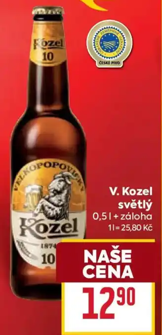 Billa V. Kozel světlý nabídka