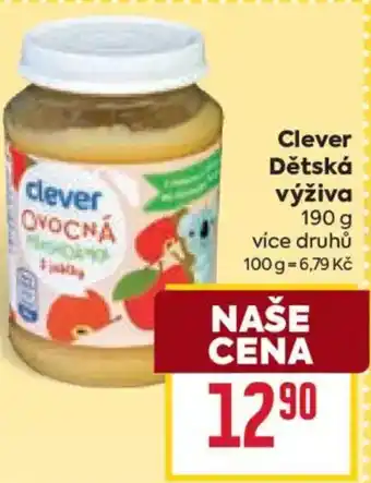 Billa Clever Dětská výživa nabídka