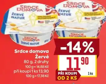 Billa Srdce domova Žervé nabídka