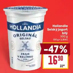 Billa Hollandia Selský jogurt bílý nabídka