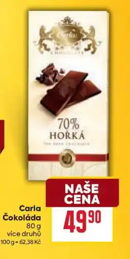 Billa Carla Čokoláda nabídka