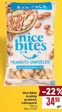 Billa Nice Bites Arašídy pražené, neloupané nabídka