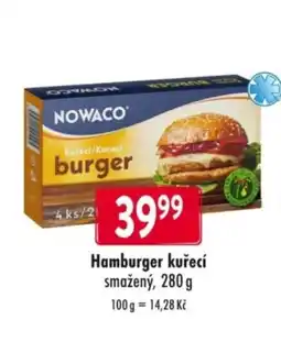 Qanto Hamburger kuřecí nabídka