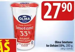 Bala Olma Smetana ke šlehání 33% nabídka