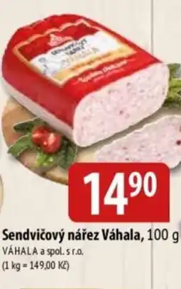 Bala Sendvičový nářez Váhala nabídka