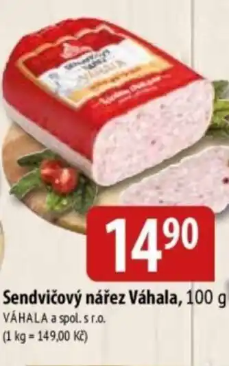 Bala Sendvičový nářez Váhala nabídka