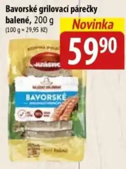 Bala Bavorské grilovací párečky balené nabídka