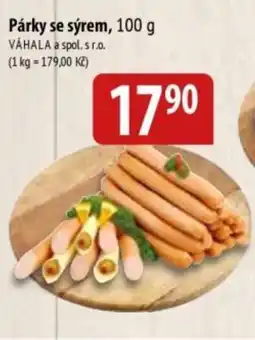 Bala Párky se sýrem nabídka