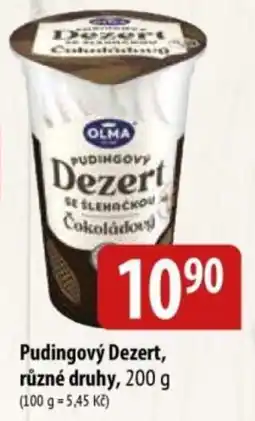 Bala Pudingový Dezert nabídka