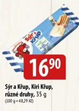 Bala Sýr a Křup, Kiri Křup nabídka