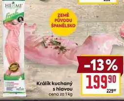 Billa Králík kuchaný s hlavou cena za nabídka