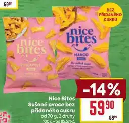Billa Nice Bites Sušené ovoce bez přidaného cukru od nabídka
