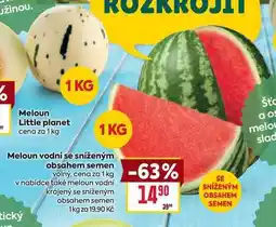 Billa Meloun vodní se sníženým obsahem semen volný, cena za nabídka