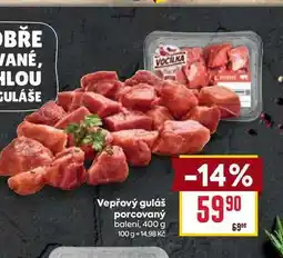 Billa Vepřový guláš porcovaný balení nabídka